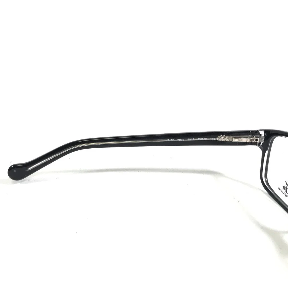 Arnette RIFF 7079 1019 Eyeglasses Frames Black Clear Rectangular 55-18-145